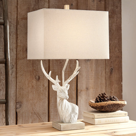 Deer Crest Crown Table Lamp