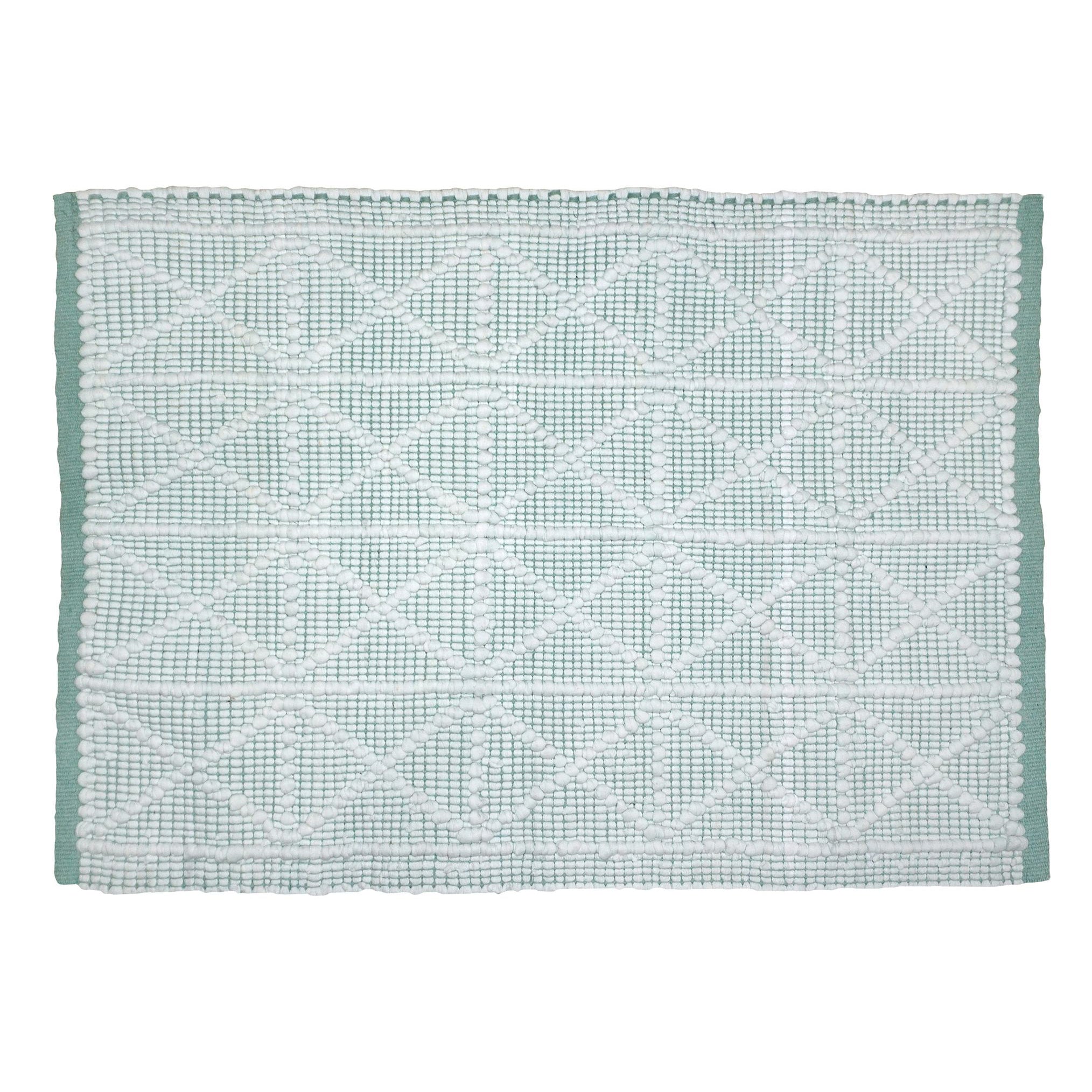 Green & Alabaster X Placemat - Set of 6