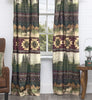 Mountain Meadow Moose & Bear Lined Drapes