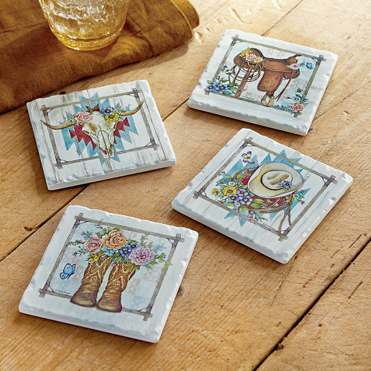 Highland Ranch Coasters - Set of 4 - CLEARANCE