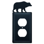 Wrought Iron Bear Single Outlet Cover - OUT OF STOCK UNTIL 07/10/2026
