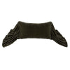 Green Velvet Long Ruffled Pillow - OUT OF STOCK UNTIL 08/05/2026