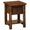 Modern Cedar One Drawer Nightstand With Shelf