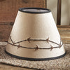 Western Barbed Wire Lampshade - 10 Inch