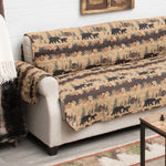 Cozy Cabin Bears Loveseat Cover