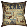 Lake Life 18 x 18 Outdoor Pillow