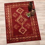 Crimson Valley Rug - 2 x 8