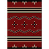Big Chief Red Rug - 8 x 11