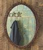 Barbed Wire Oval Mirror