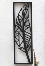Abstract Feather Wood Wall Art - 2 - CLEARANCE