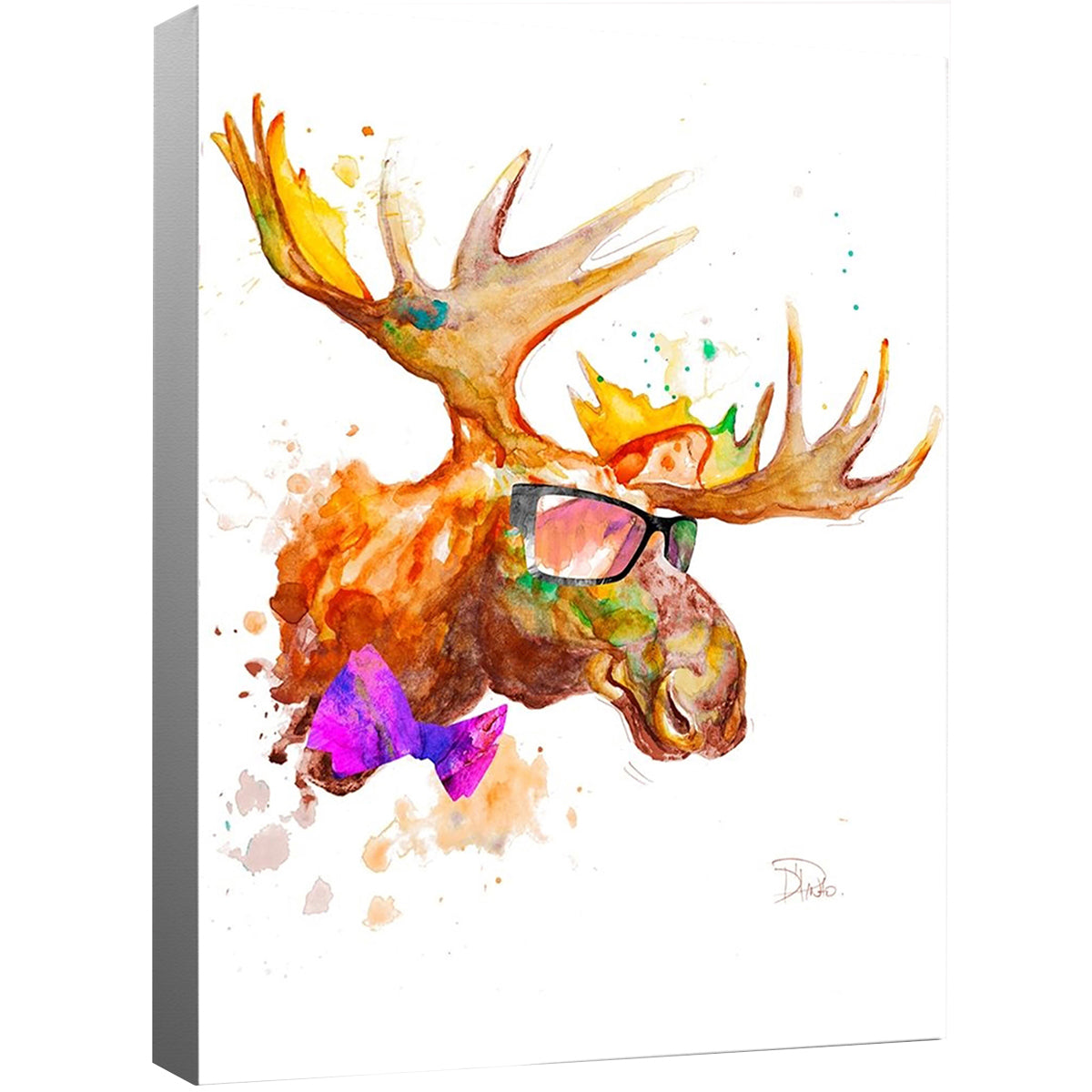 Moose Groove Canvas Art