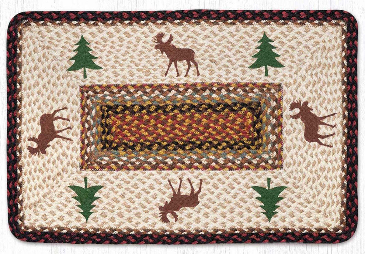 North Woods Sighting Rectangular Patch Rug