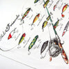 Tackle Box Kitchen Towels - Set of 2