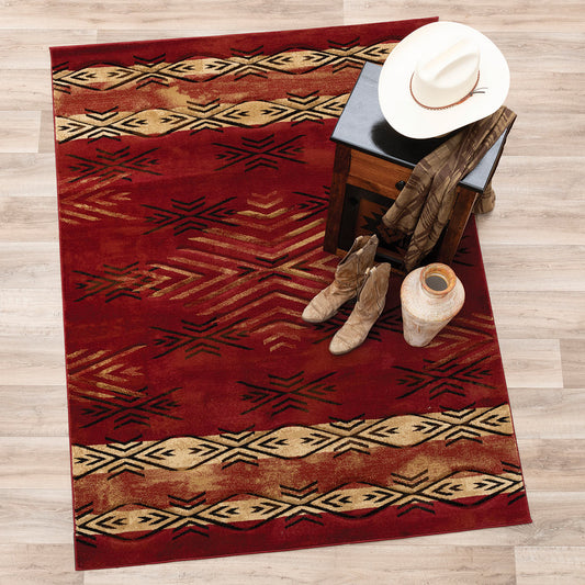 Red Desert Rug - 2 x 3 - OVERSTOCK