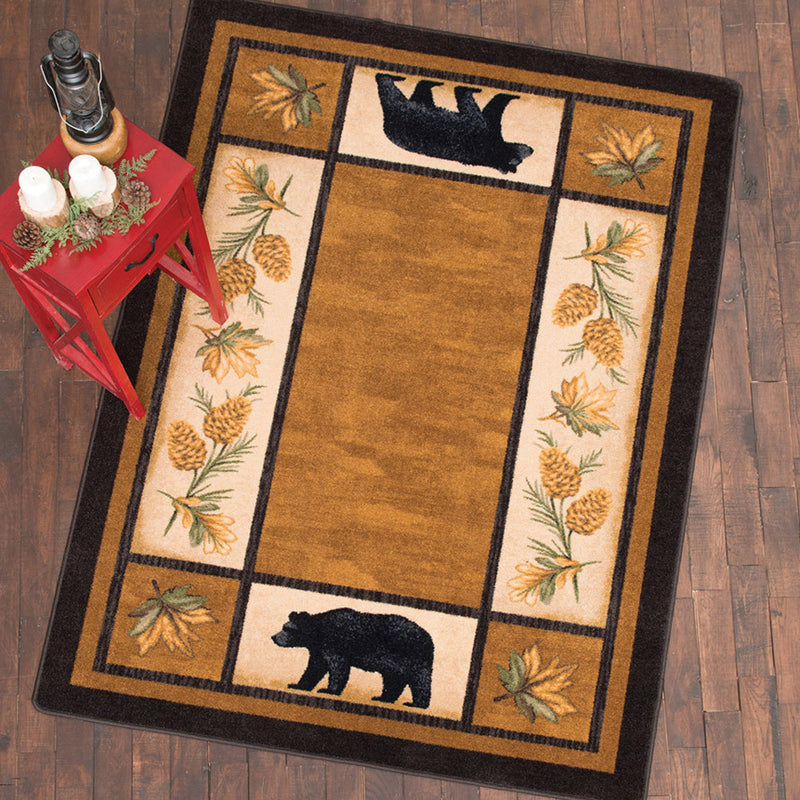 Black Bear Grove Rug Collection