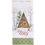 Winter Cabin Kitchen Towels - Set of 4