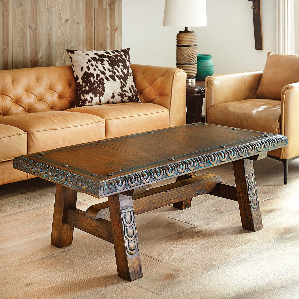 Colonial Turquoise Coffee Table