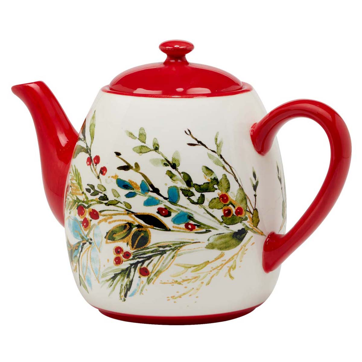 Forest Christmas Teapot