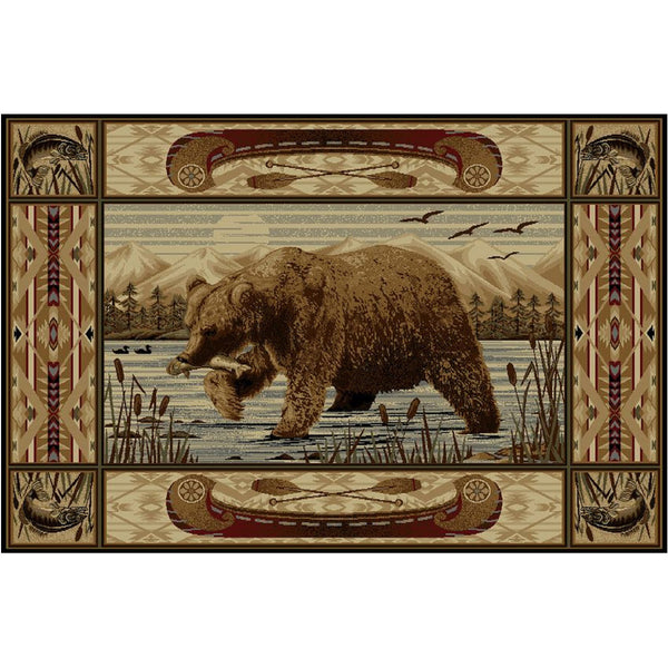Bear Snack Rug - 4 x 6