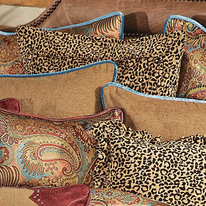 San Angelo Leopard Euro Sham - OUT OF STOCK UNTIL 09/28/2026