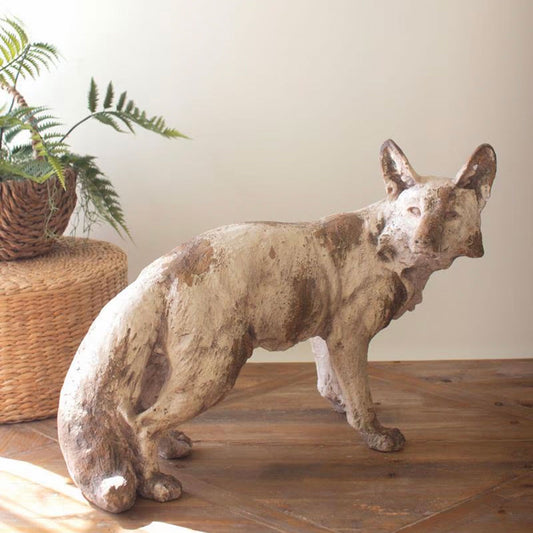 Rustic Fox Sculpture - OUT OF STOCK UNTIL 11/11/2026