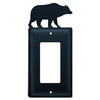 Wrought Iron Bear Single GFI Cover