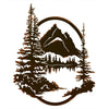 Tetons Lake Metal Wall Art