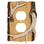 Antler & Wood Outlet Cover