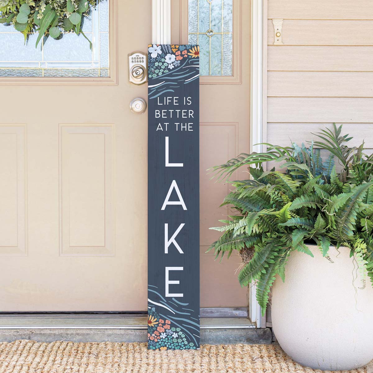 Lake Life Welcome Wall Art