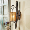 Tequila Barrel Wall Lamp with Rawhide Shade