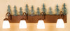 Tall Pines Four Light Vanity