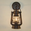 Small Rustic Lantern Wall Sconce