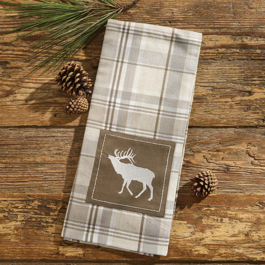 Elk Calls Plaid Dishtowels - Set of 4
