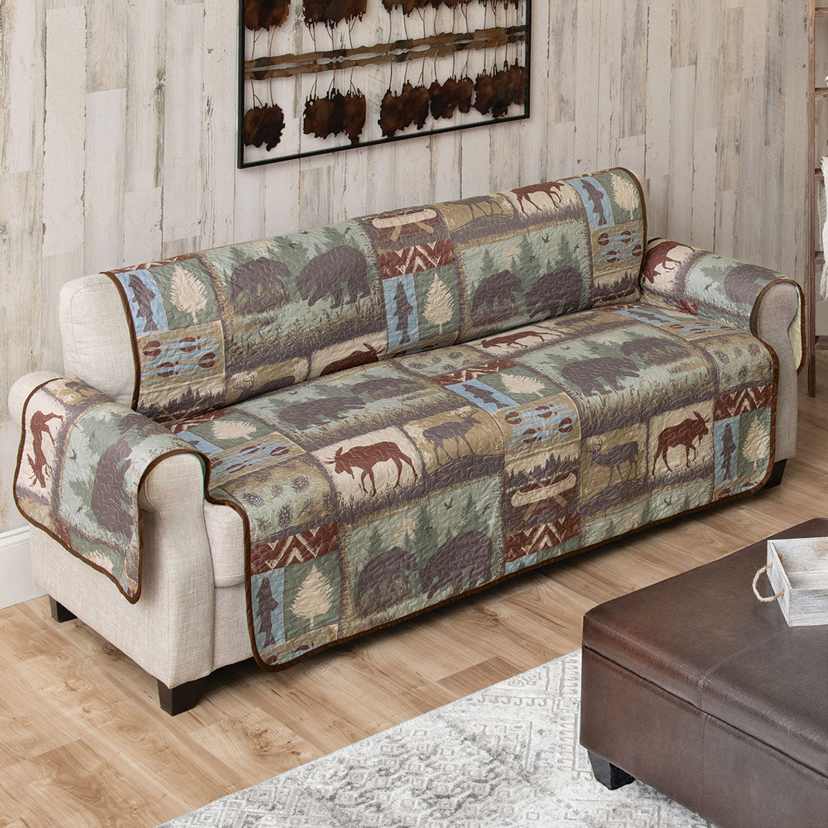 Mountain Scenes Sofa Cover - CLEARANCE