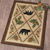 Nantahala Trails Bear Rug - 2 x 8
