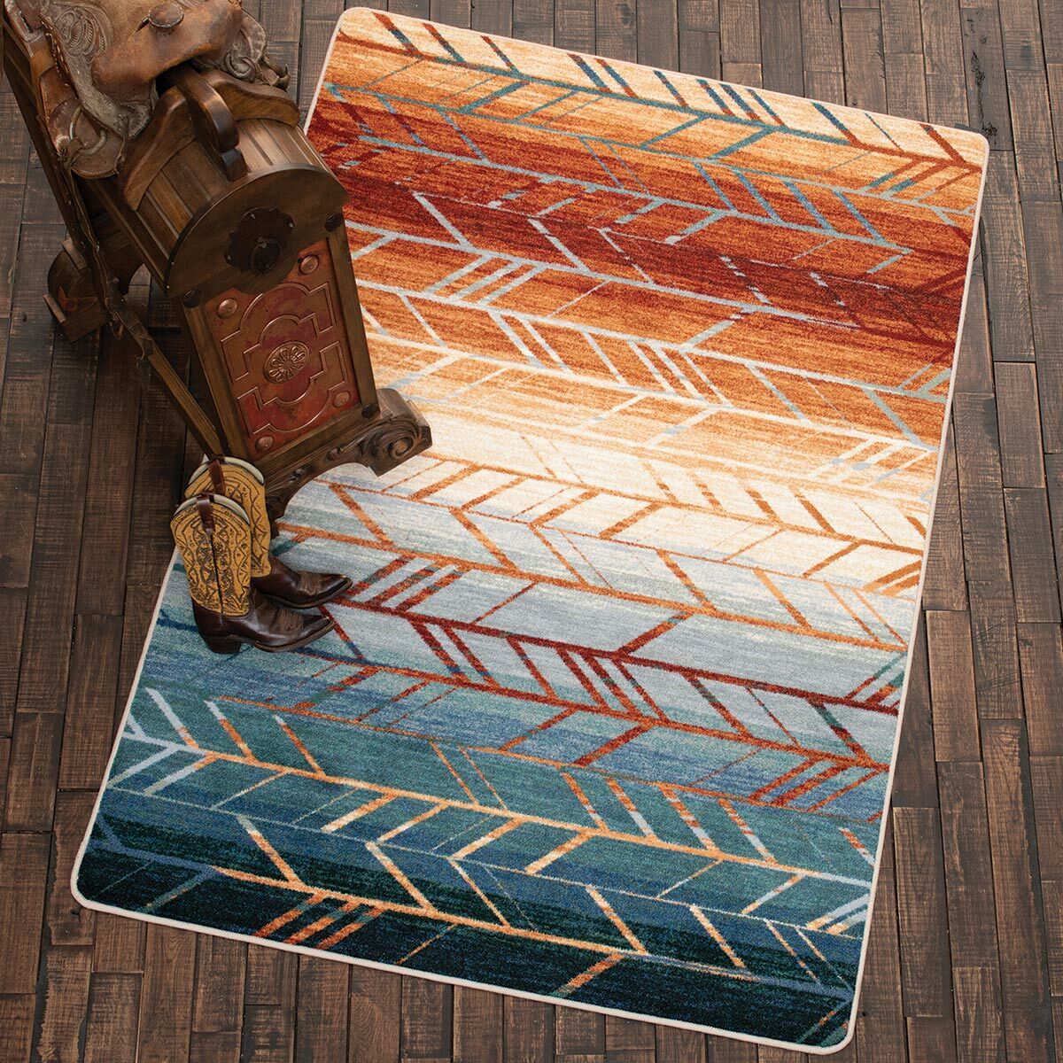 Sunset Arrows Rug - 5 x 8