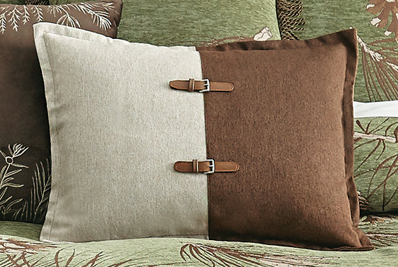 Forest Path Buckle Pillow