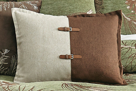 Forest Path Buckle Pillow