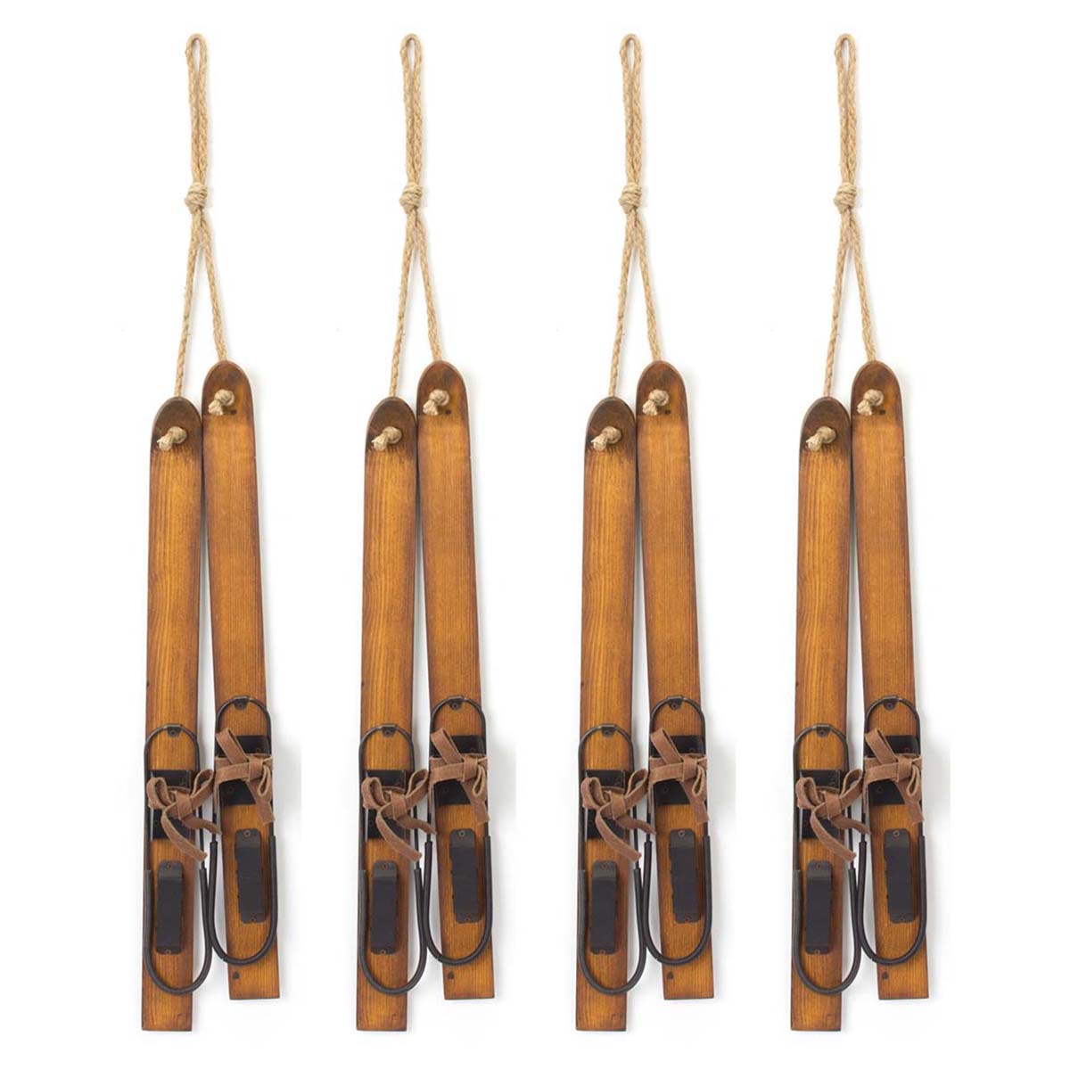 Alpine Charmed Ski Ornament - Set of 4 - OUT OF STOCK UNTIL 07/24/2026