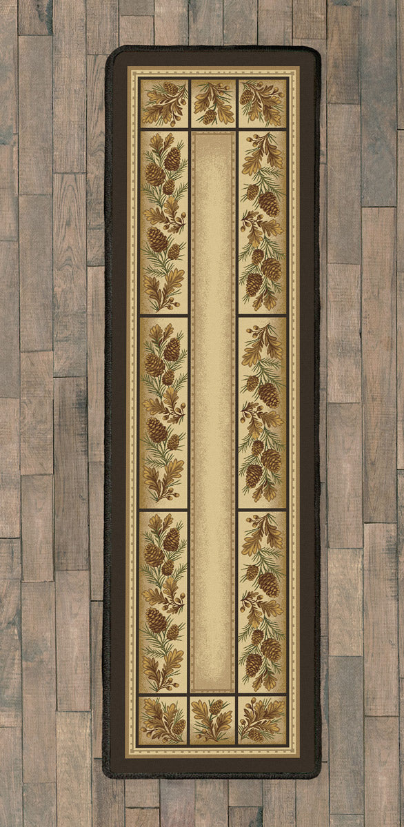 Pine Mansions Rug - 2 x 8