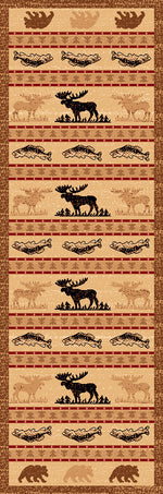 Wildlife Stripe Rug - 2 x 7