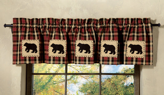 Concord Bear Lined Valance- SALE