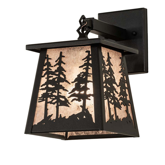 Towering Pines Lantern Wall Sconce