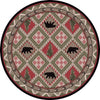 Quilted Forest Rug - 8 Ft. Round