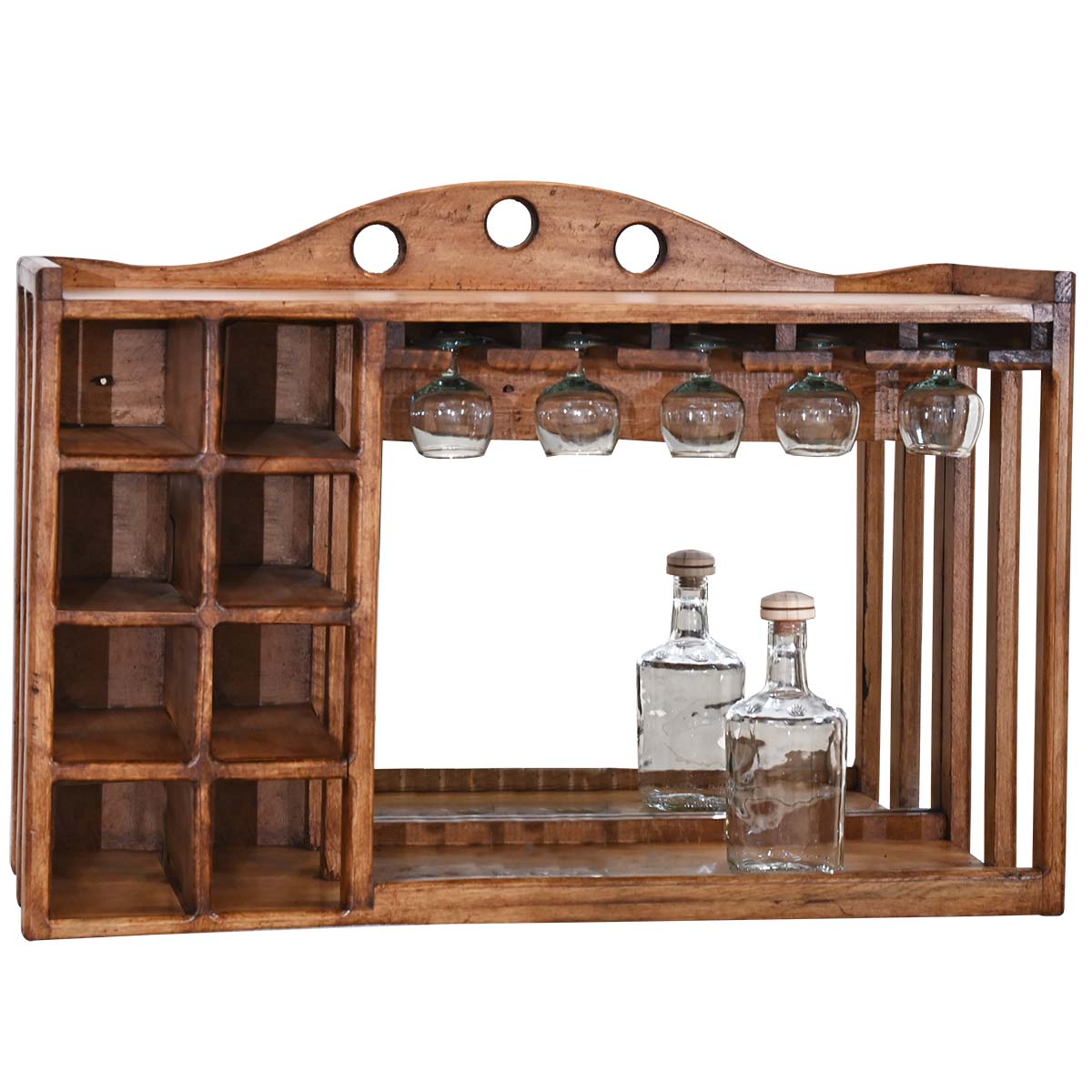 Bounty Barrel Liquor Cabinet Set