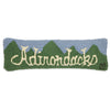 Summer Adirondacks Hooked Wool Pillow