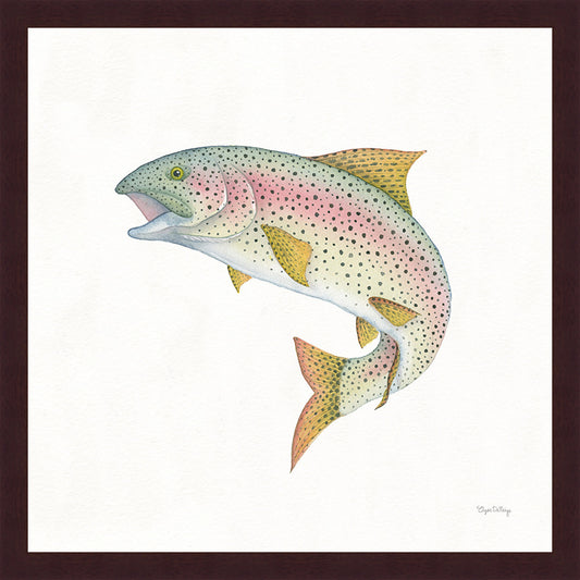 River Rapids Trout Wall Art