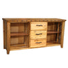 Barnwood 3 Drawer Console without Nailheads