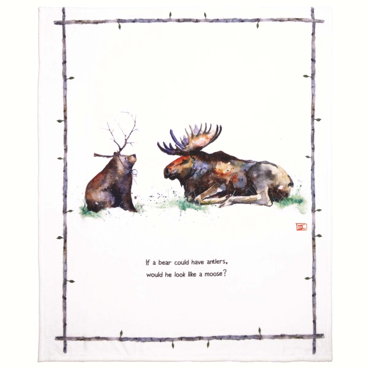 Animal Pals Lightweight Plush Throw