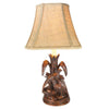 Small Pheasant Burlwood Lamp